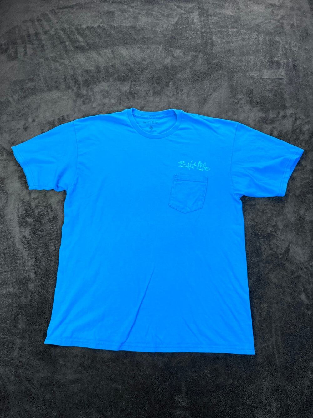 Salt Life Play Offshore Pocket Tee Blue XL - Picture 1 of 9